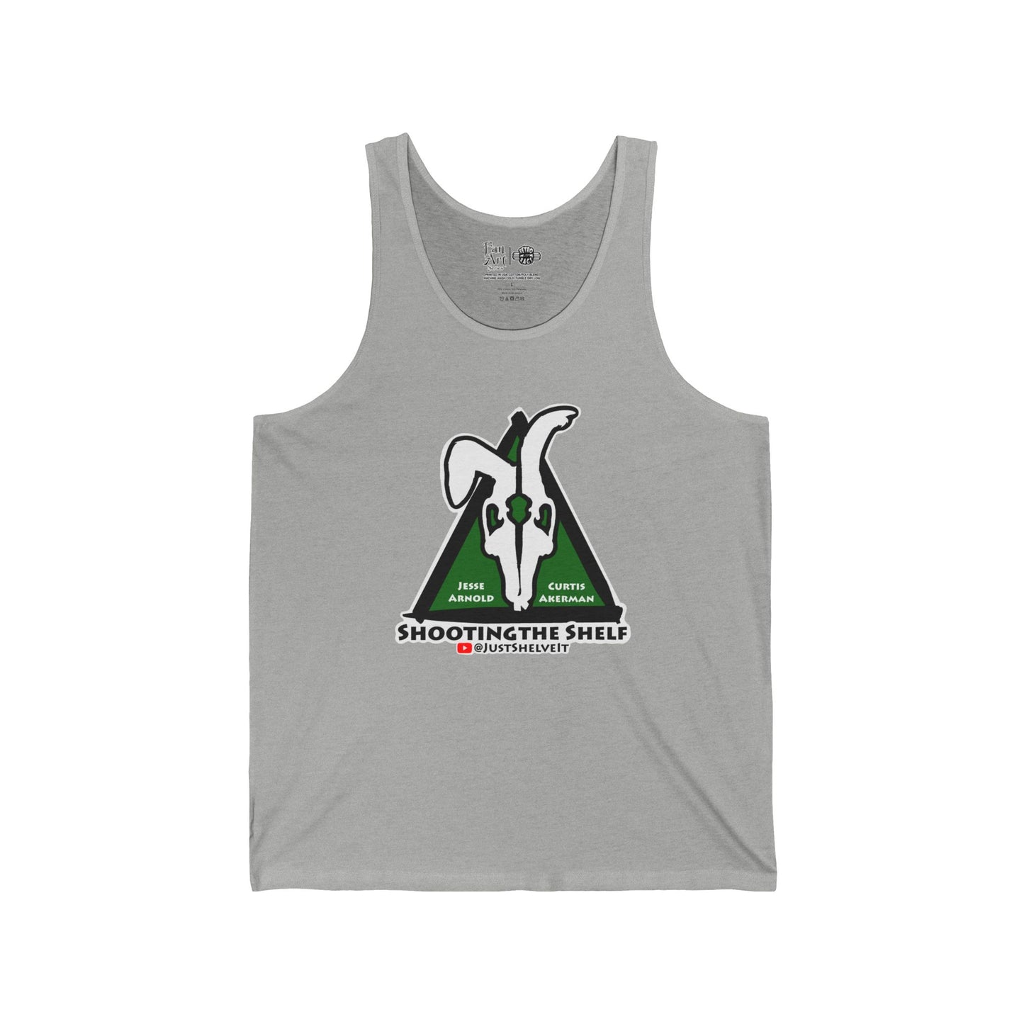Shooting the Shelf Logo | Mythic Legions | Fan Art | Tank Top