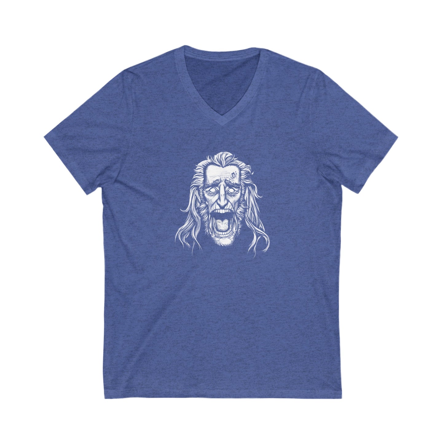 Jacob Marley | White | Figura Obscura | V-Neck T-Shirt