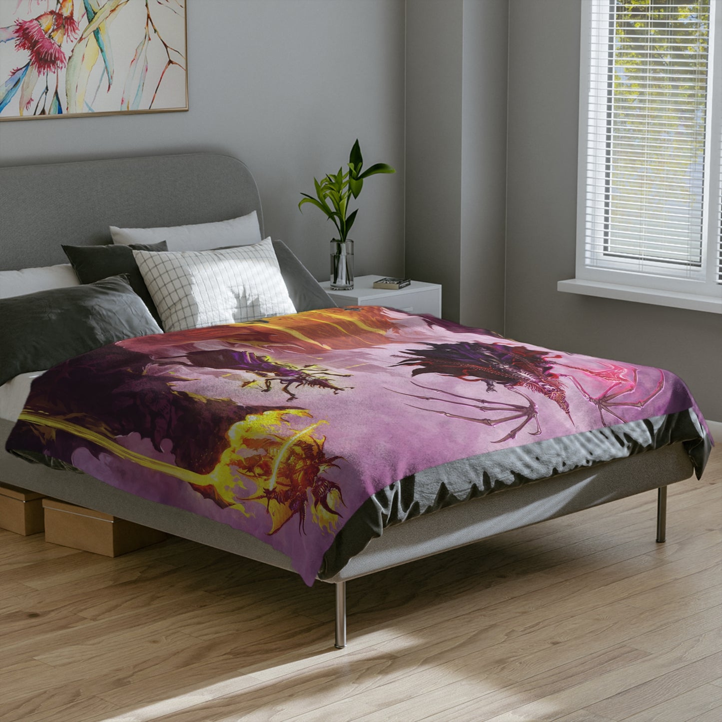 Necronominus | Mythic Legions | Velveteen Microfiber Blanket