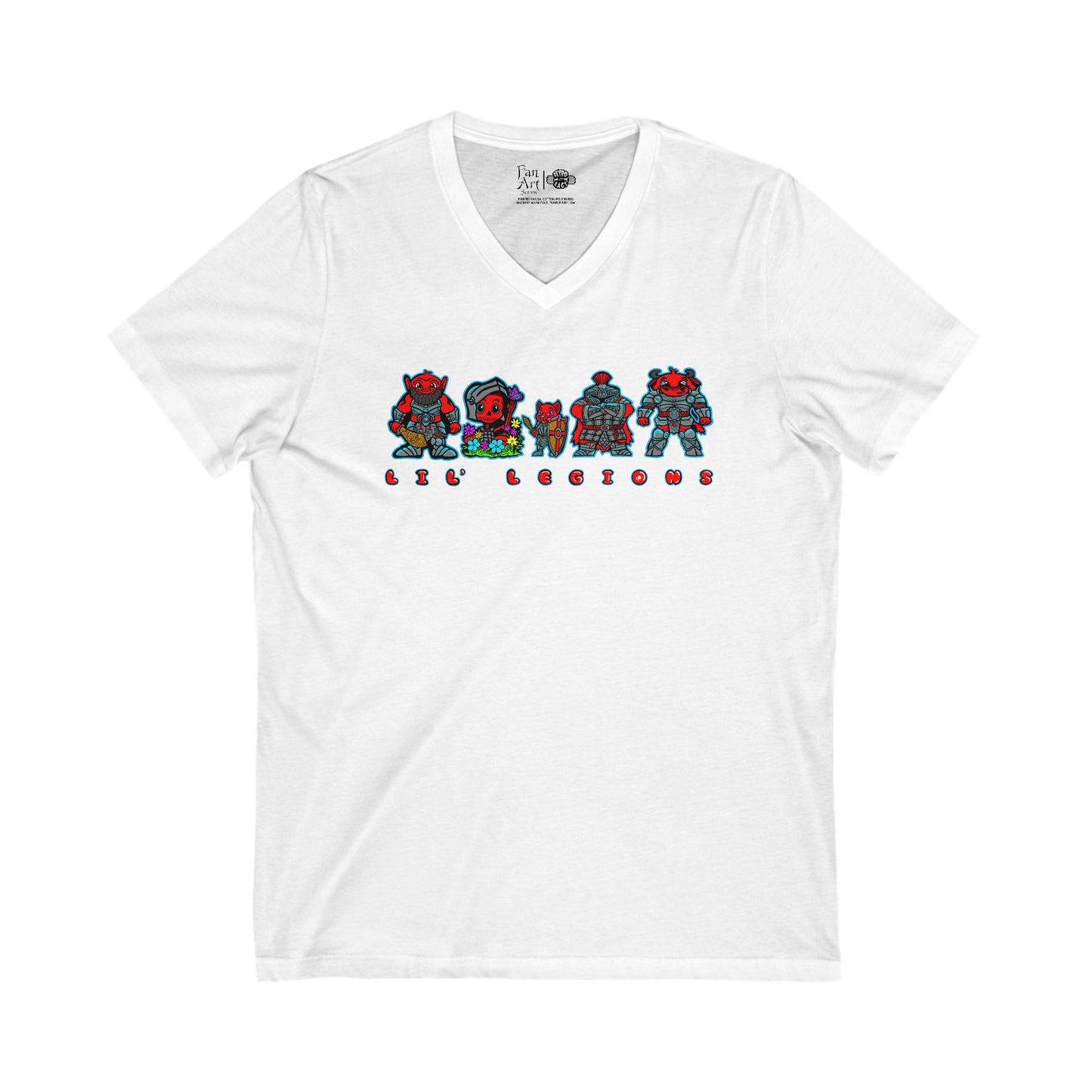 Lil' Legions | Mythic Legions | Fan Art | V-Neck T-Shirt