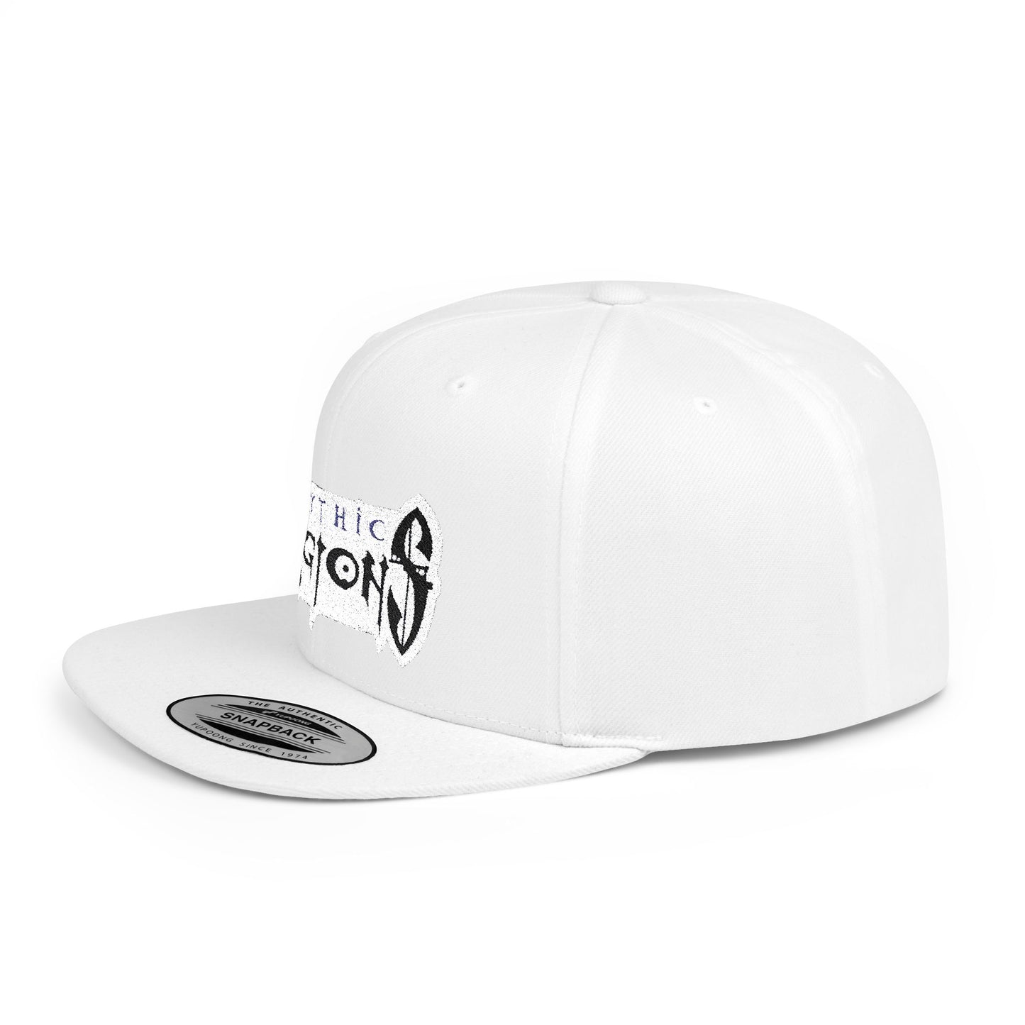 Embroidered Flat Bill Snapback Hat | Mythic Legions Logo OG