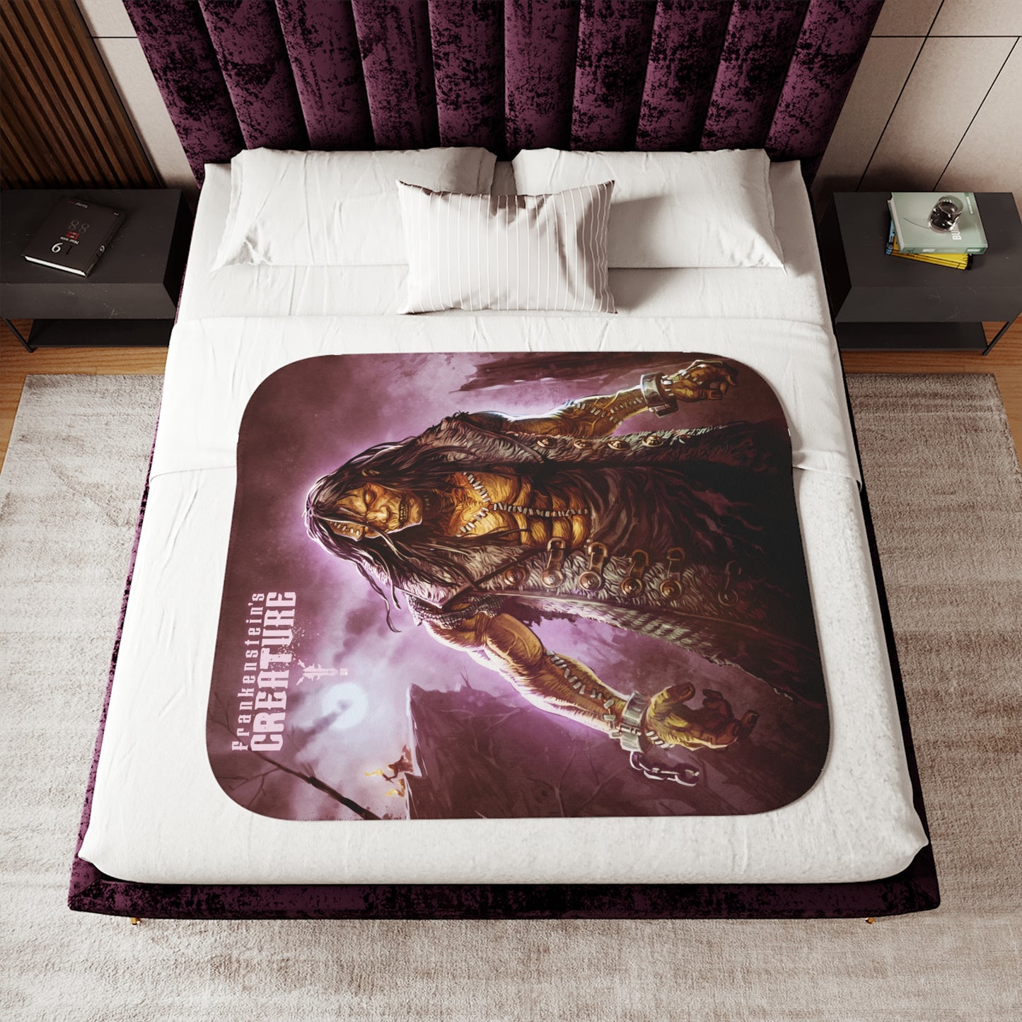 Frankenstein's Creature | Figura Obscura | Sherpa Blanket