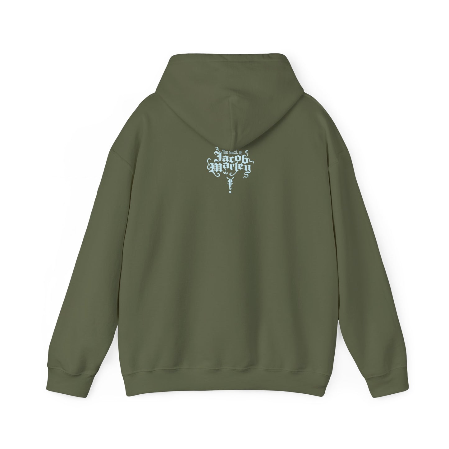 Jacob Marley | Blue/White | Figura Obscura | Pullover Hoodie