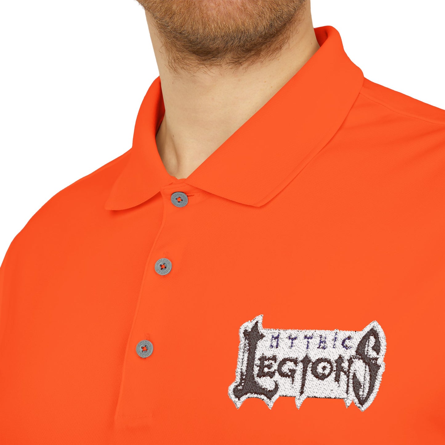 Embroidered Adidas Performance Polo | Mythic Legions OG Logo