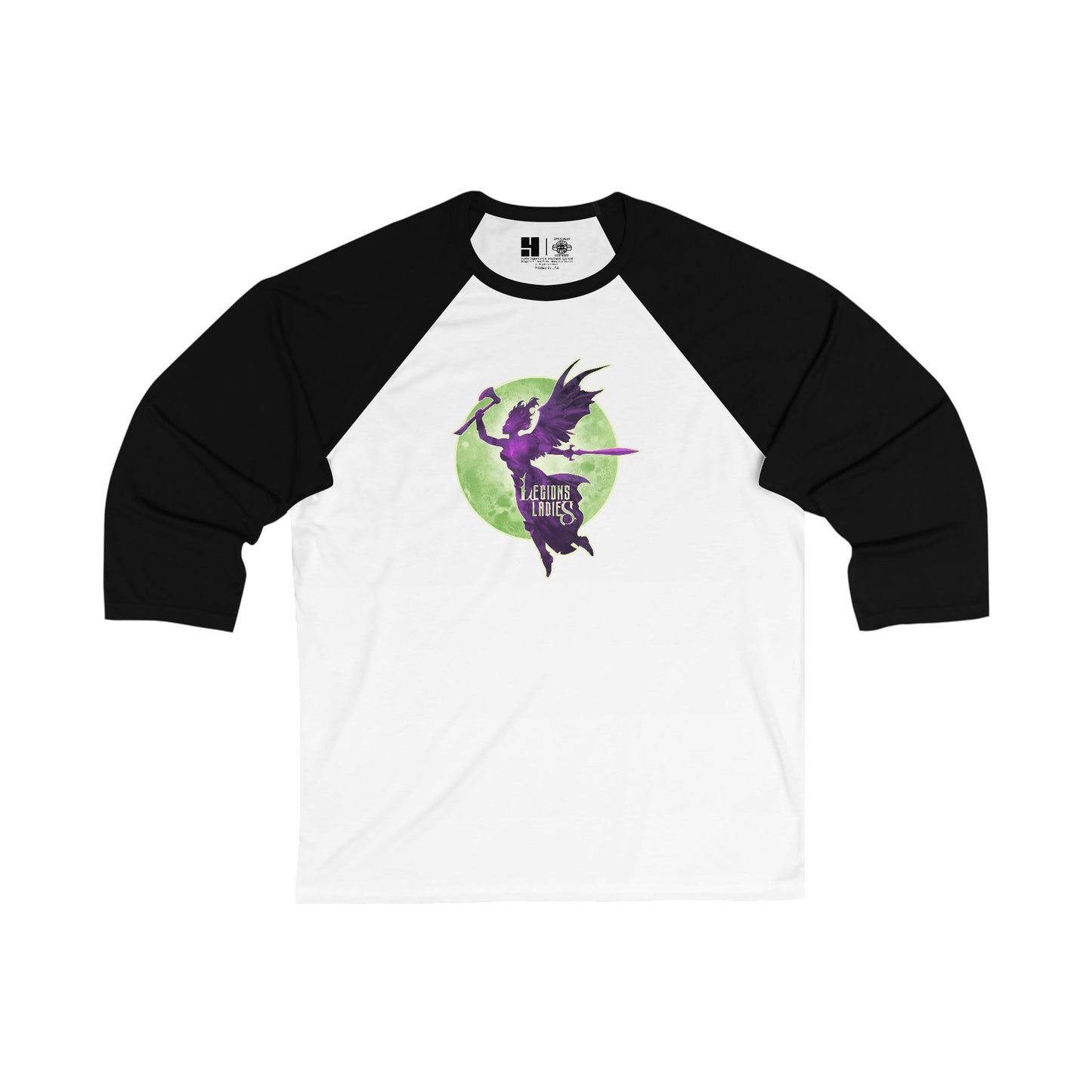 Legions Ladies | Fan Art | Mythic Legions | 3\4 Sleeve Baseball T-Shirt