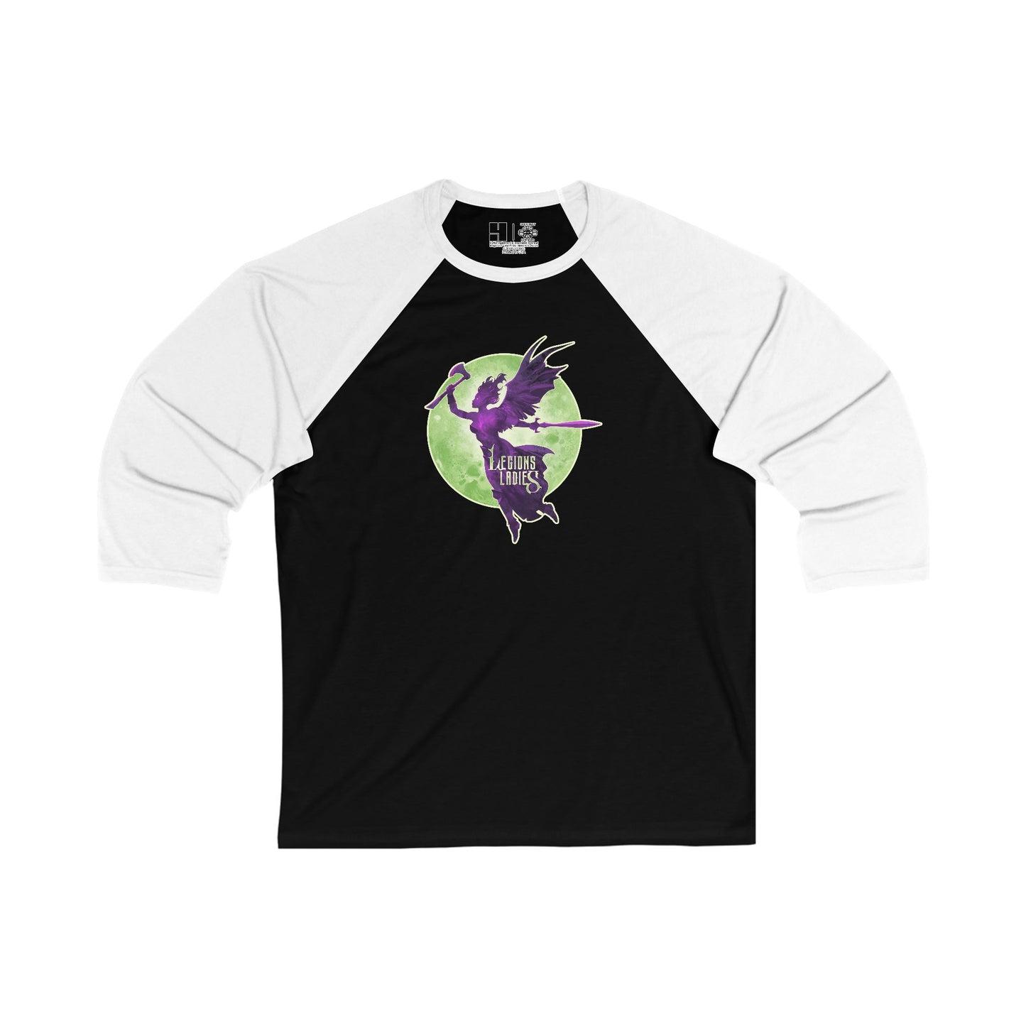 Legions Ladies | Fan Art | Mythic Legions | 3\4 Sleeve Baseball T-Shirt