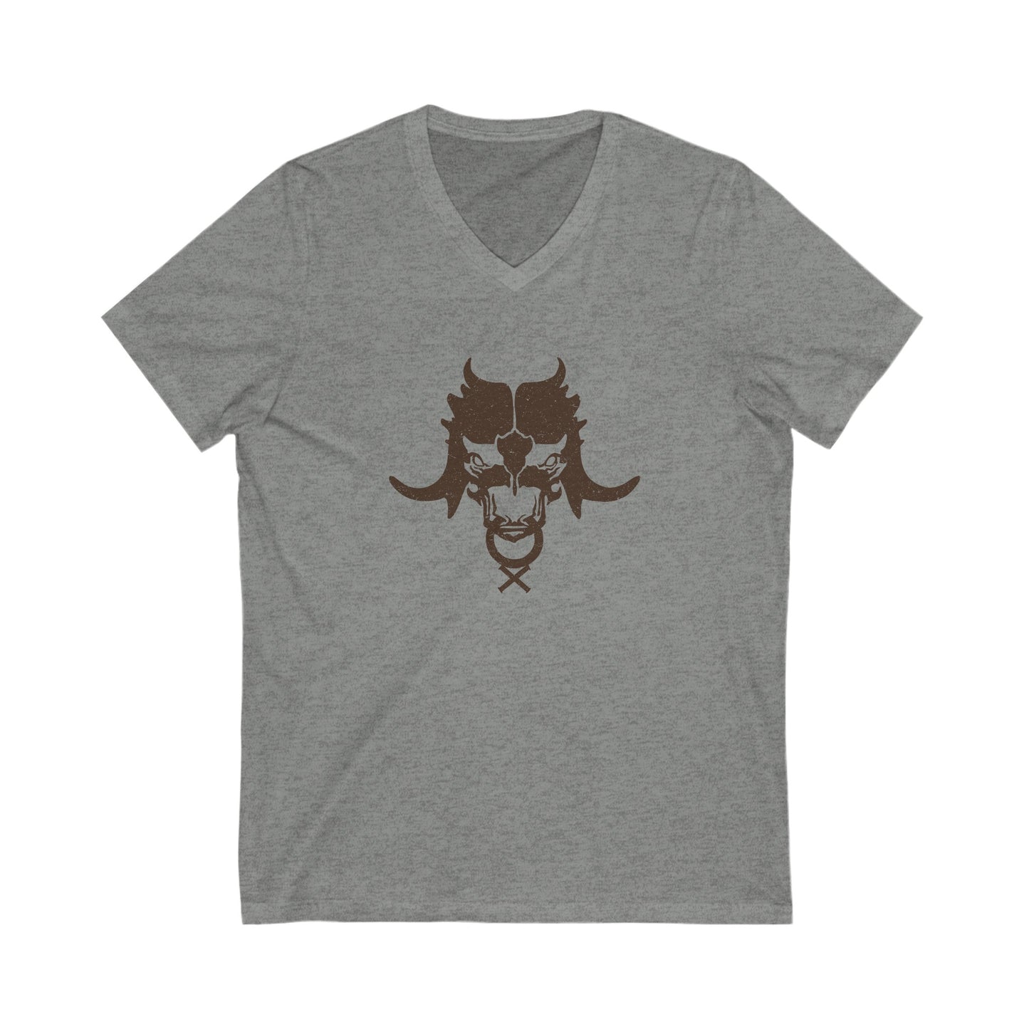 OxKrewe v2 | Brown | Cosmic Legions | V-Neck T-Shirt