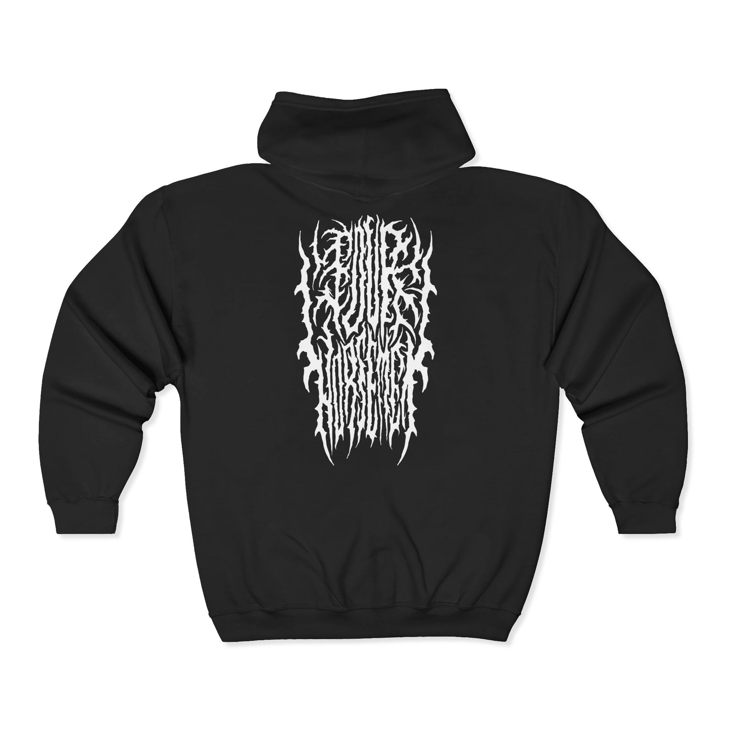 4H Metal Logo White | Mythic Legions | Full Zip Hoodie