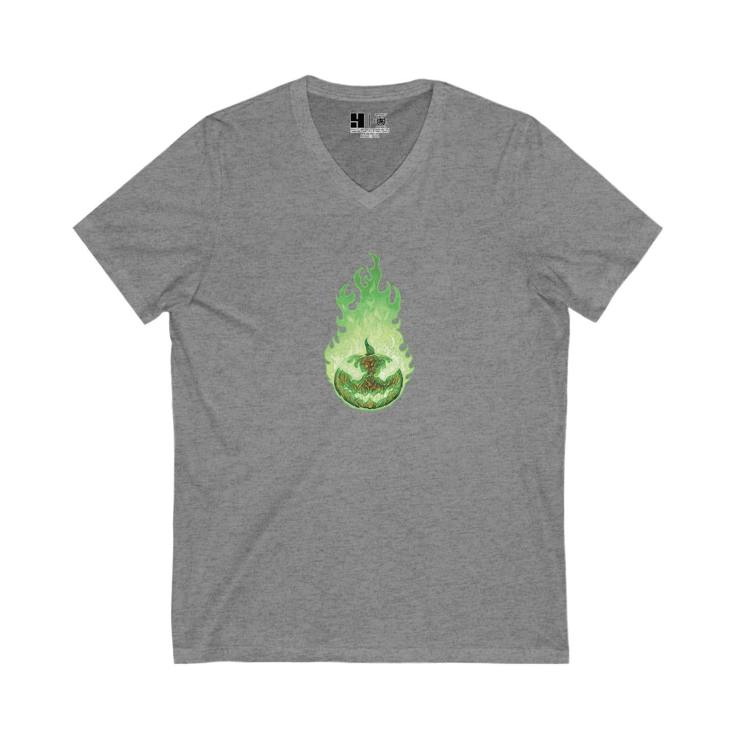 Headless Horseman, The | Green | Figura Obscura | V-Neck T-Shirt