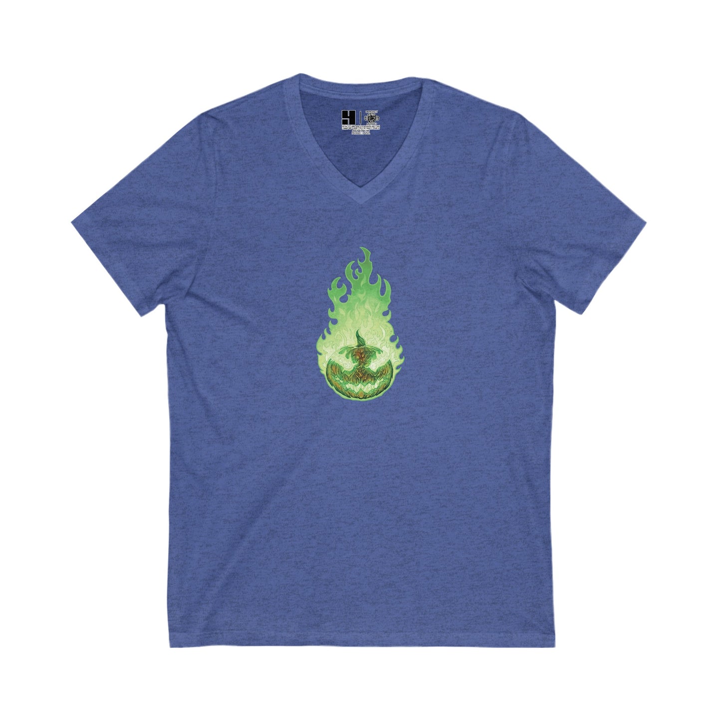 Headless Horseman, The | Green | Figura Obscura | V-Neck T-Shirt