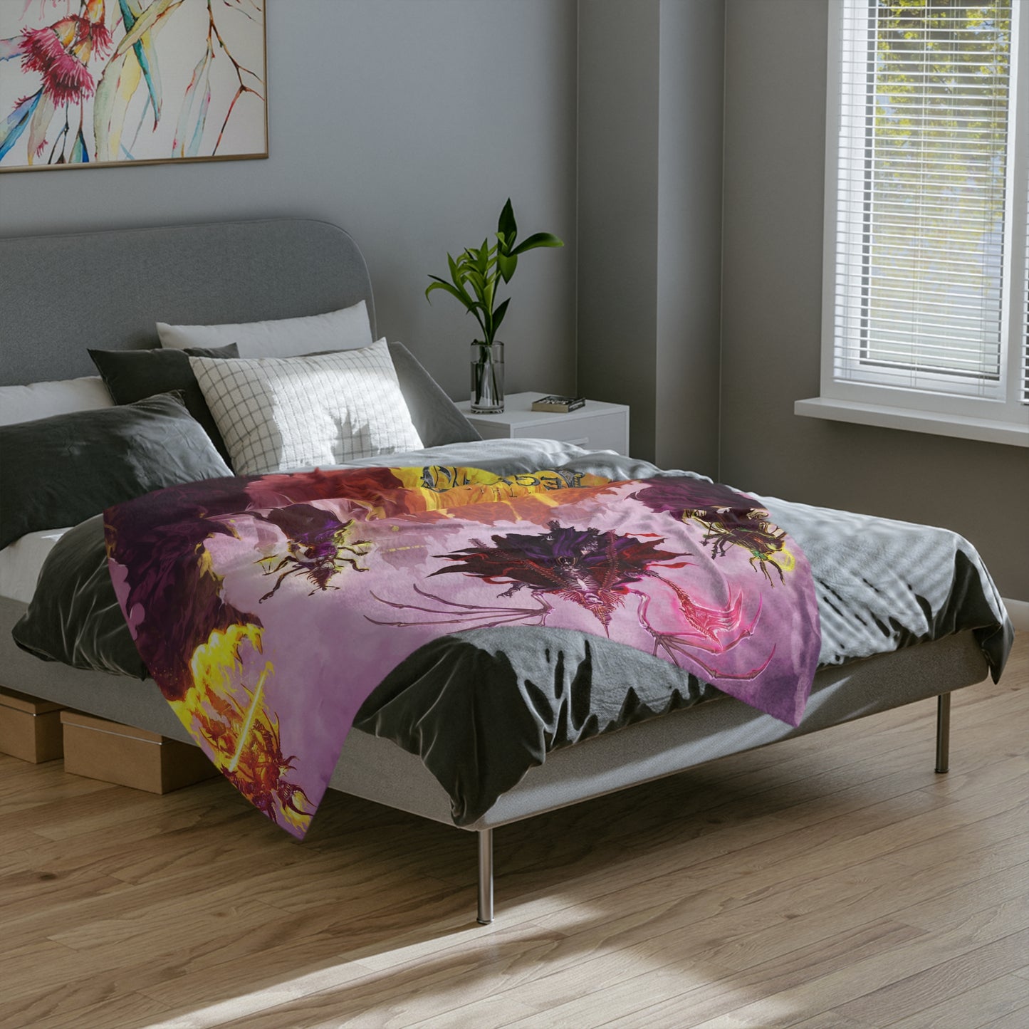 Necronominus | Mythic Legions | Velveteen Microfiber Blanket