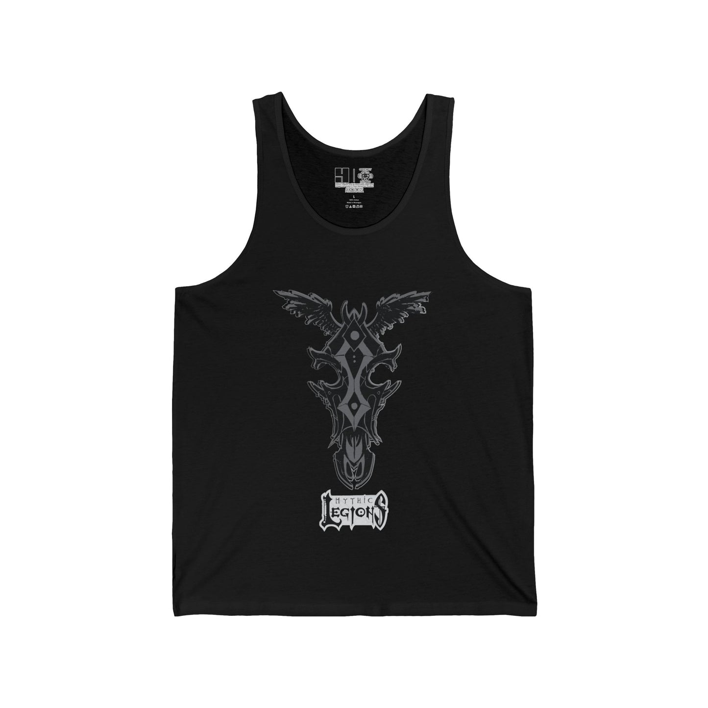 4H | Wing | Skull Logo | w_ Logo | Mythic Legions | Tank Top