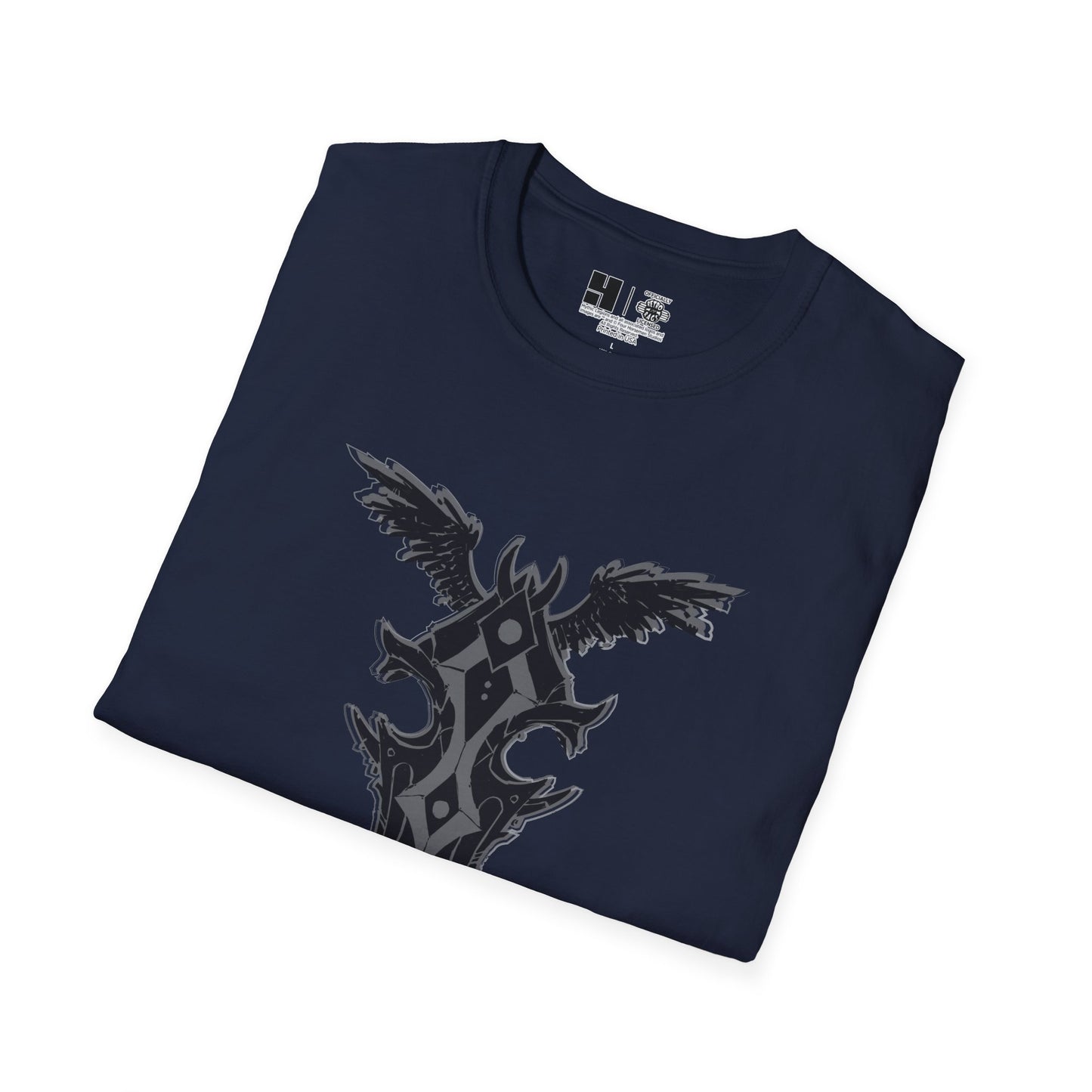 4H | Wing | Skull Logo | w_ Logo | Mythic Legions | Soft T-Shirt