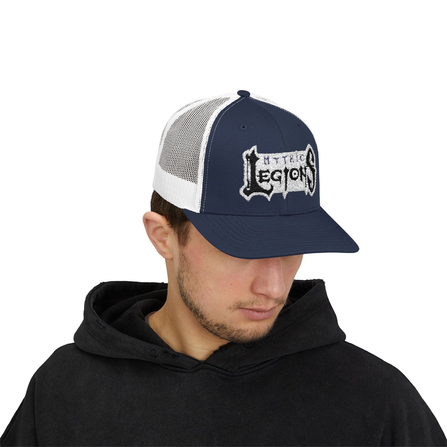 Embroidered Snapback Trucker Cap | Mythic Legions OG Logo