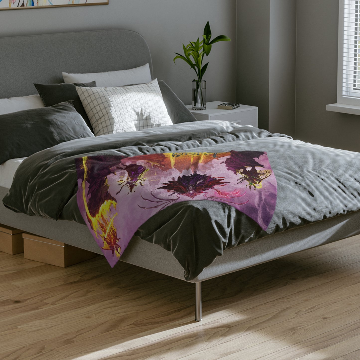 Necronominus | Mythic Legions | Velveteen Microfiber Blanket