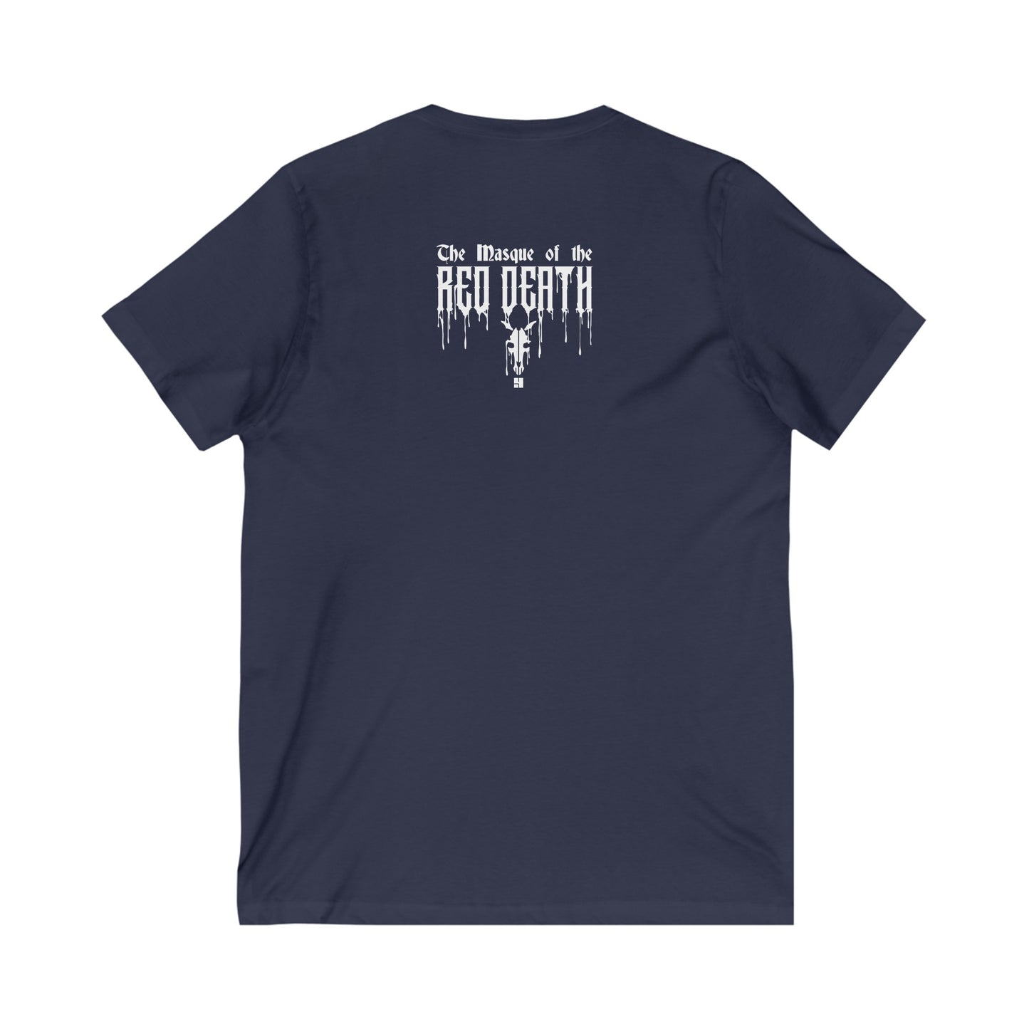 Masque of the Red Death, The | White | Figura Obscura | V-Neck T-Shirt