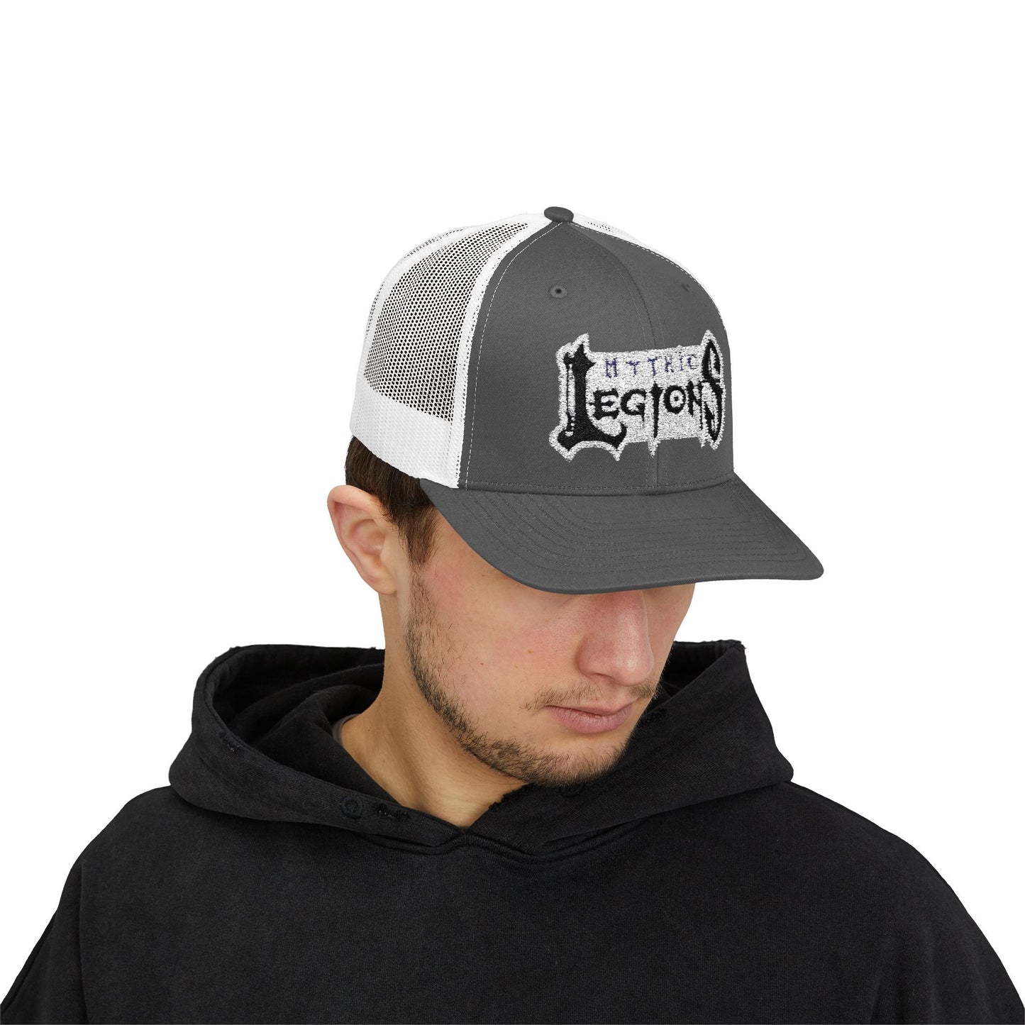 Embroidered Snapback Trucker Cap | Mythic Legions OG Logo