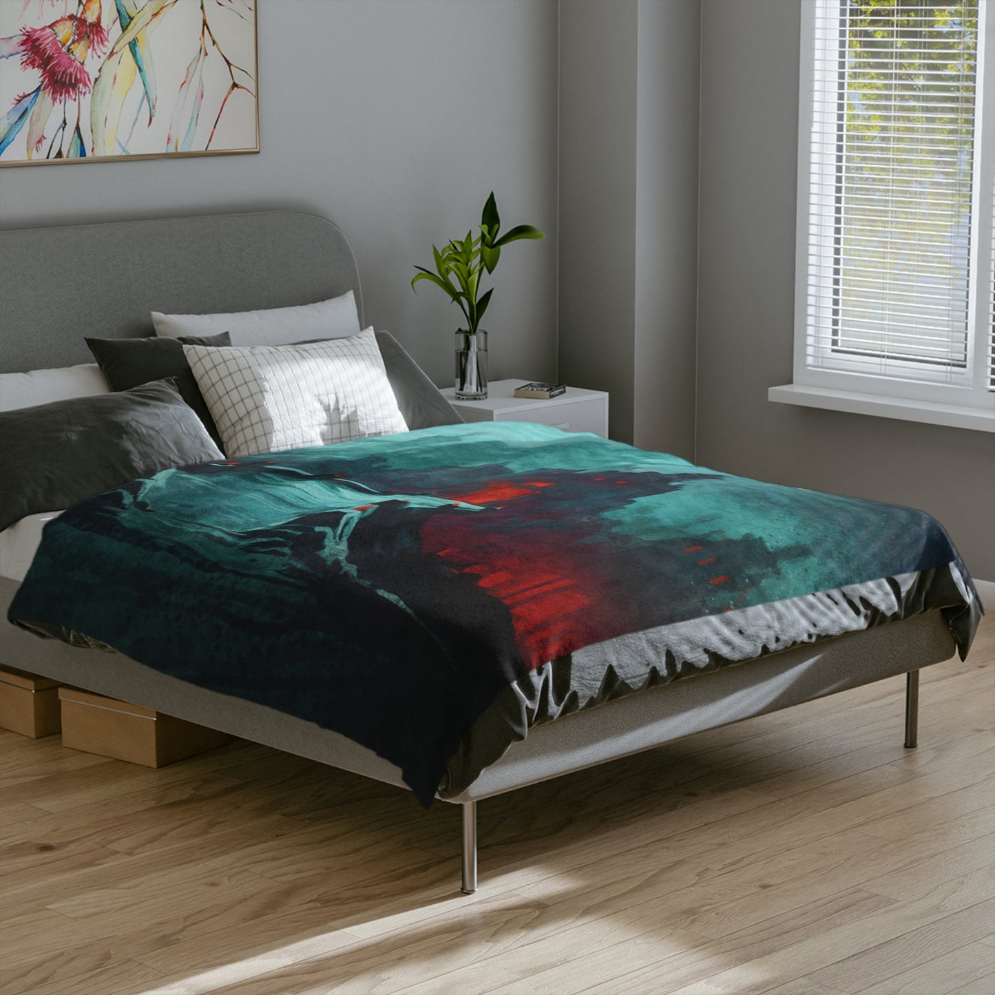 Equaddron Castle | Mythic Legions | Velveteen Microfiber Blanket