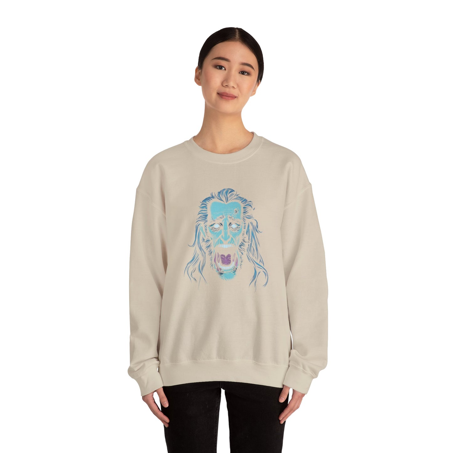 Jacob Marley | Blue/White | Figura Obscura | Sweatshirt
