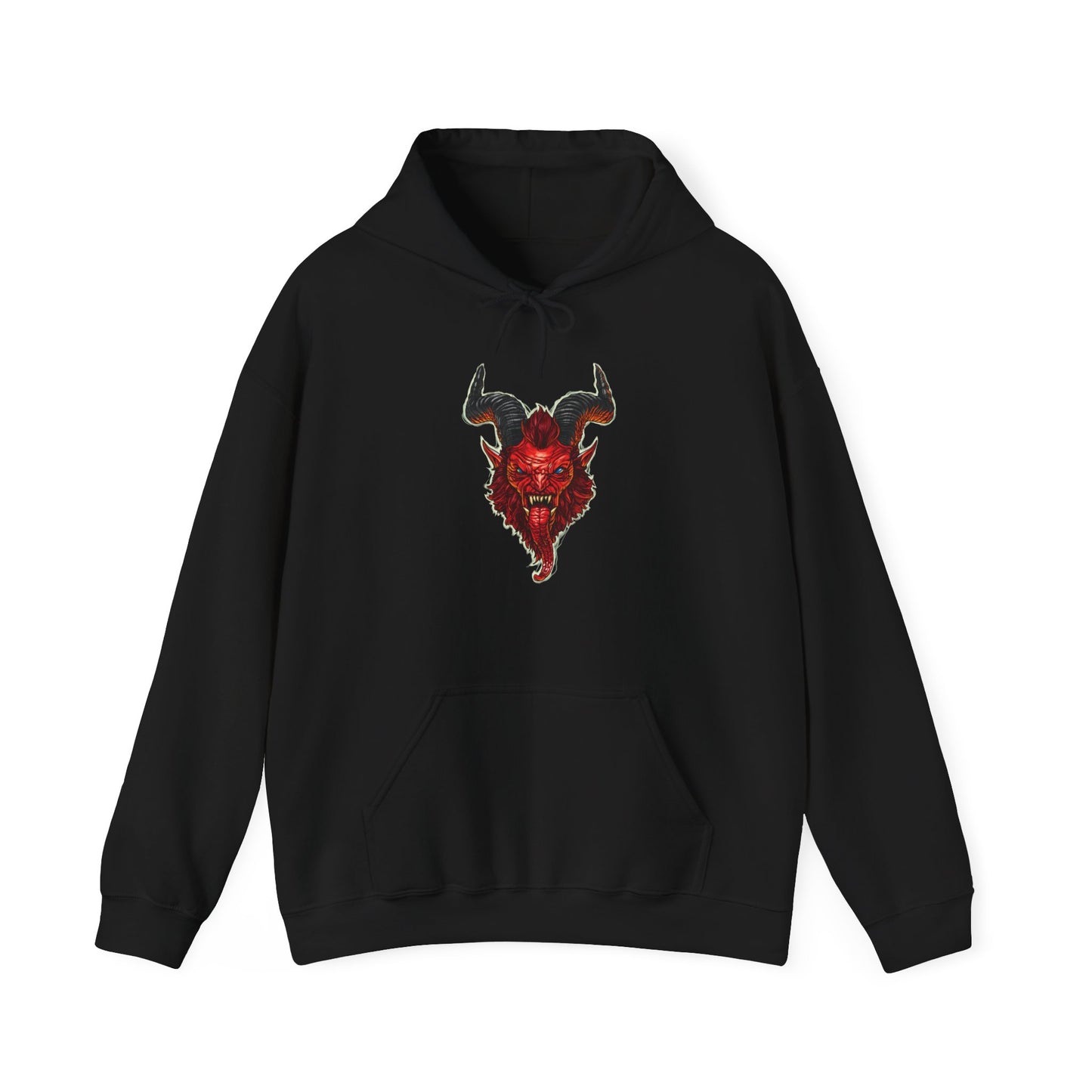Krampus v2 Red | Figura Obscura | Pullover Hoodie