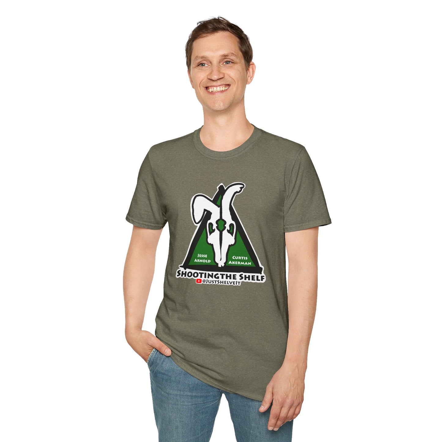 Shooting the Shelf Logo | Mythic Legions | Fan Art | Soft T-Shirt