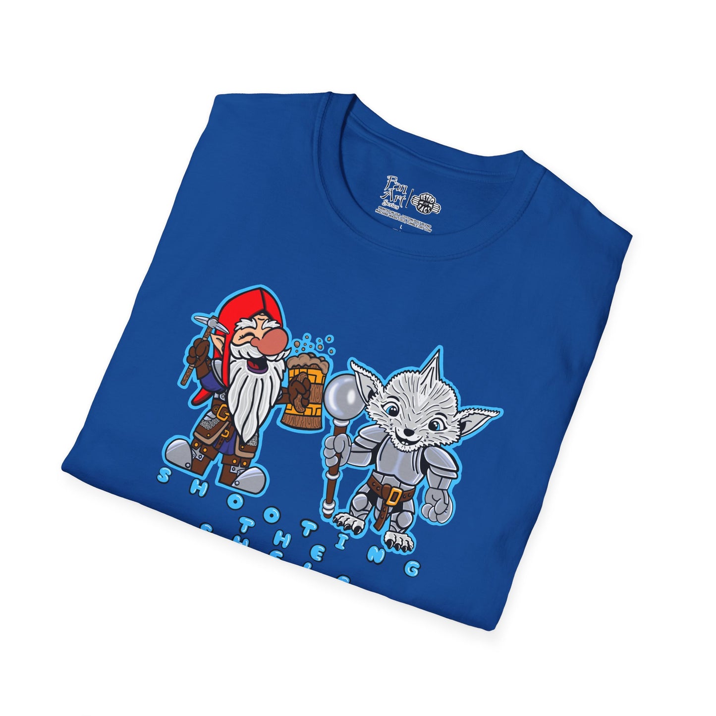 Shooting the Shelf | Mythic Legions | Fan Art | Soft T-Shirt
