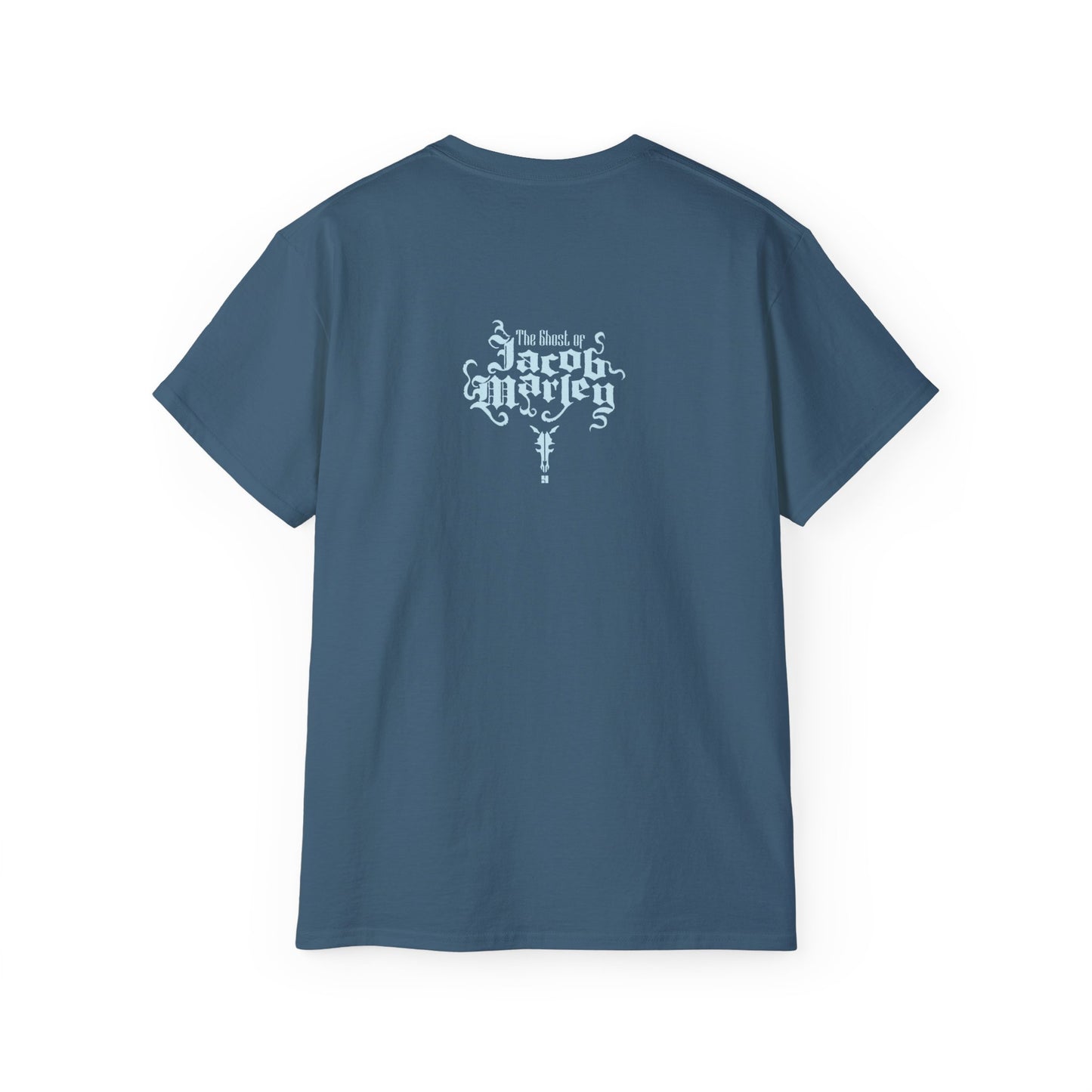 Jacob Marley | Blue/White | Figura Obscura | Standardi T-Shirt