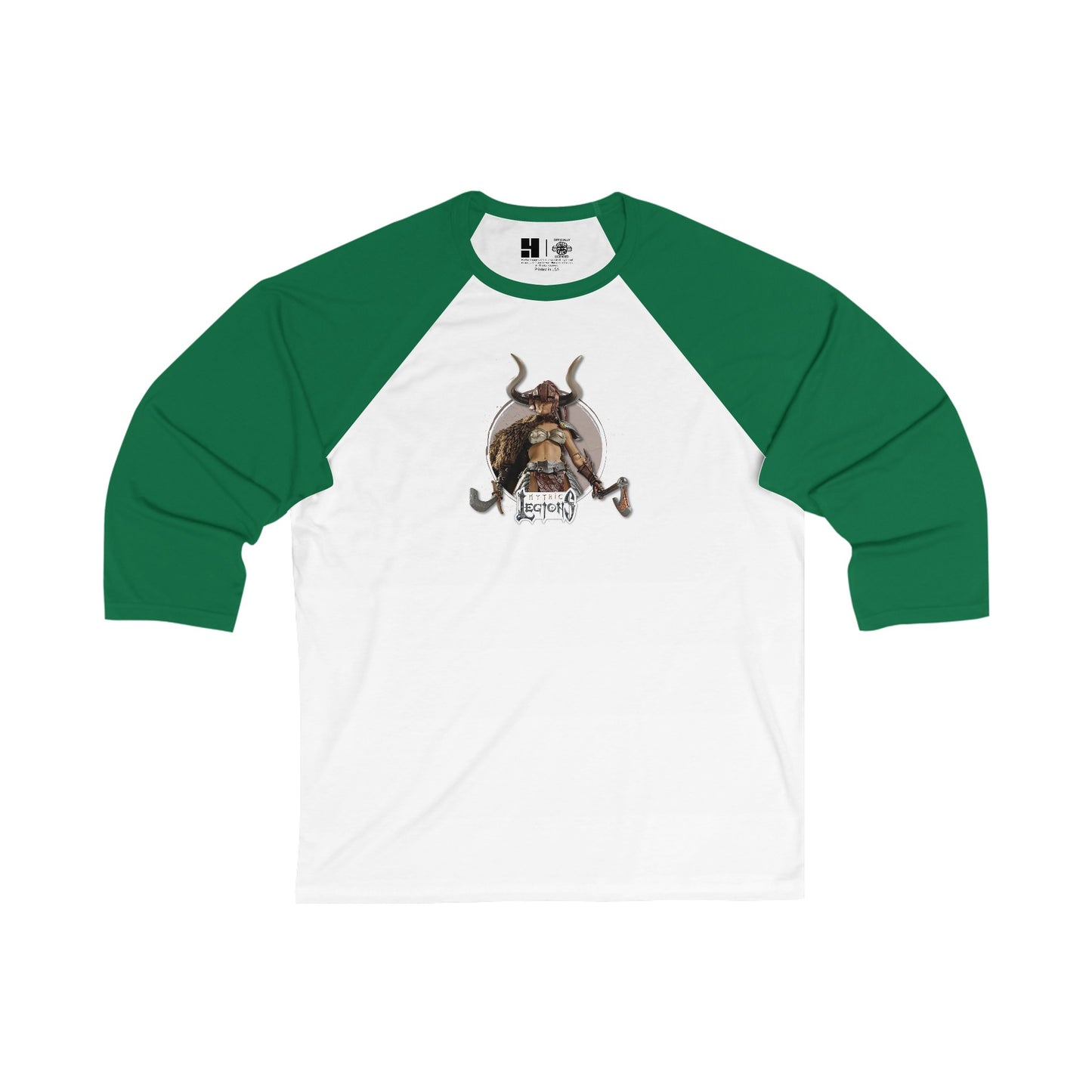 Cassia | Mythic Legions | 3\4 Sleeve Baseball T-Shirt