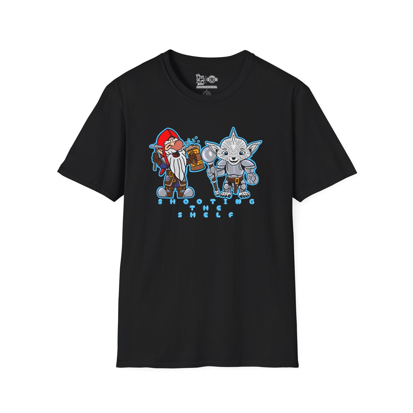 Shooting the Shelf | Mythic Legions | Fan Art | Soft T-Shirt
