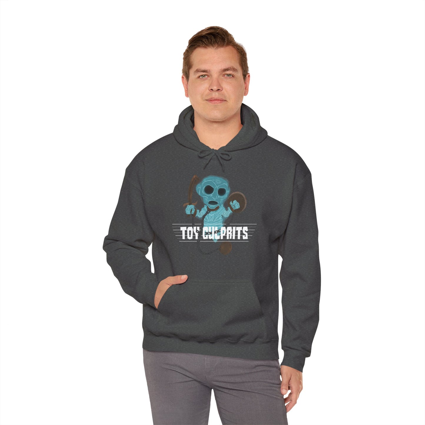 Toy Culprits Blue Ghost | Mythic Legions | Fan Art | Pullover Hoodie