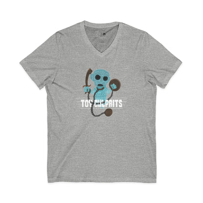 Toy Culprits Blue Ghost | Mythic Legions | Fan Art | V-Neck T-Shirt