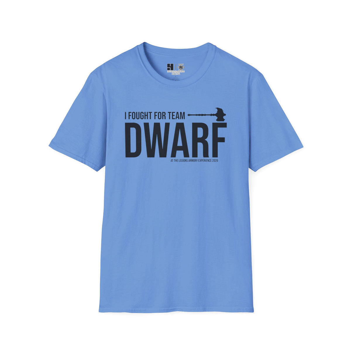 Team Dwarf Legions Con 2026 (Black Logo) | Mythic Legions | Soft T-Shirt