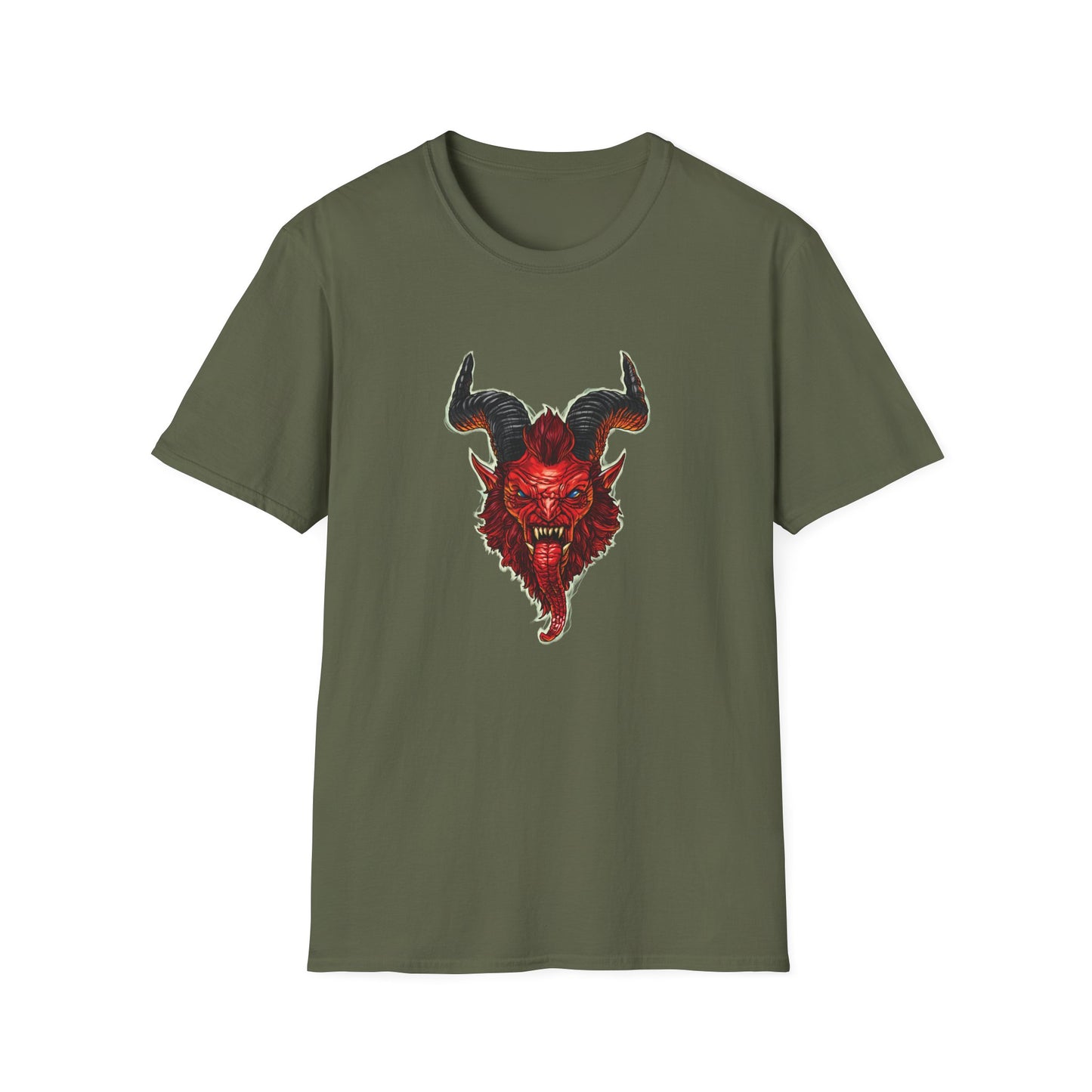 Krampus v2 Red | Figura Obscura | Soft T-Shirt