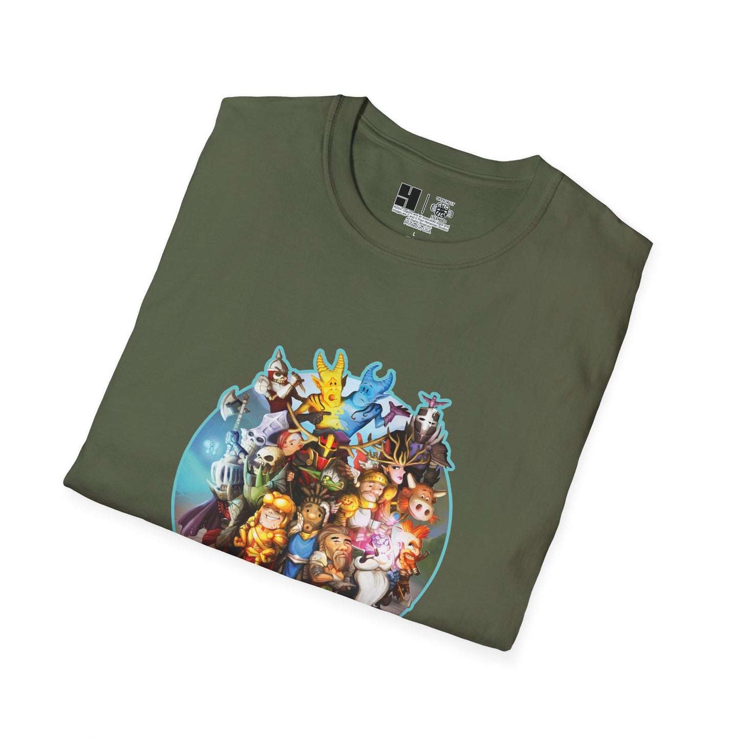 Clash of Legions | Fan Art | Mythic Legions | Soft T-Shirt