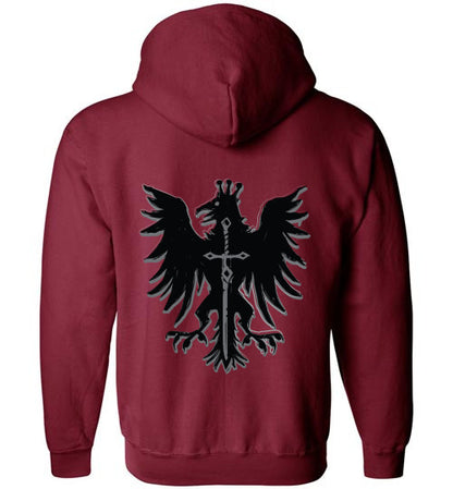 Order of Eathyron, The Large Logo | Mythic Legions | Full Zip Hoodie