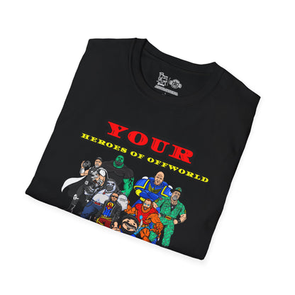 Heroes of Offworld | Mythic Legions | Fan Art | Soft T-Shirt