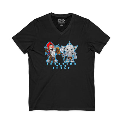 Shooting the Shelf | Mythic Legions | Fan Art | V-Neck T-Shirt