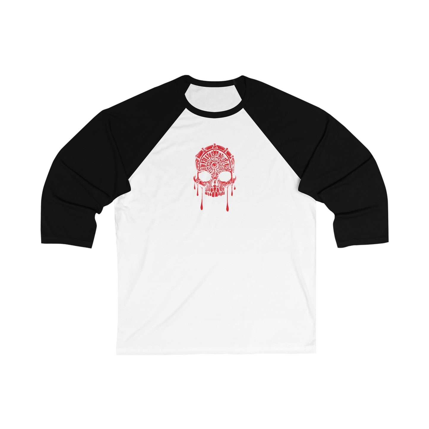 Masque of the Red Death, The | Red | Figura Obscura | 3\4 Sleeve Baseball T-Shirt