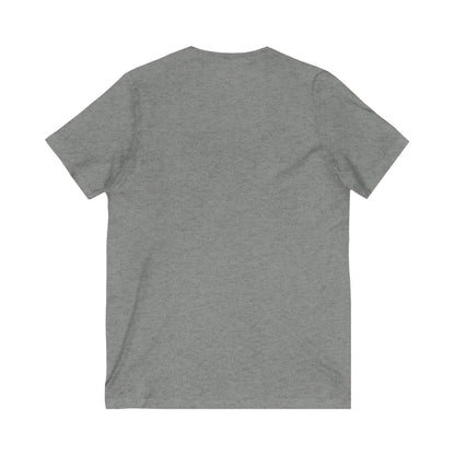 4H Metal Logo White | Mythic Legions | V-Neck T-Shirt