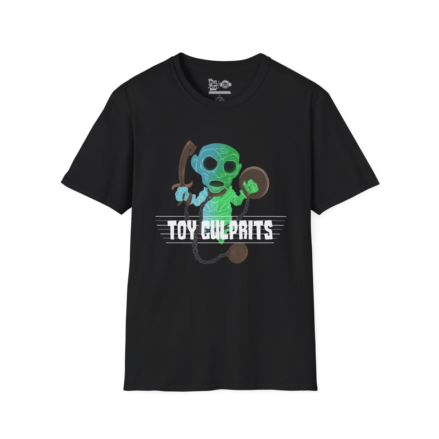 Toy Culprits Blue & Green Ghost | Mythic Legions | Fan Art | Soft T-Shirt