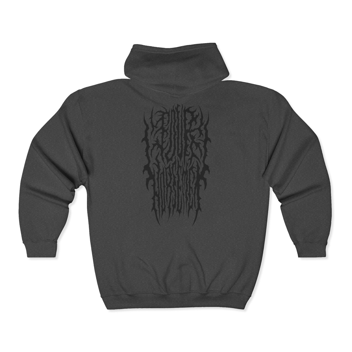 4H Metal Logo Black | Mythic Legions | Full Zip Hoodie