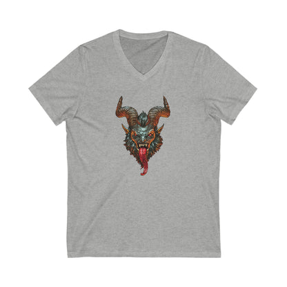 Krampus v1 | Figura Obscura | V-Neck T-Shirt