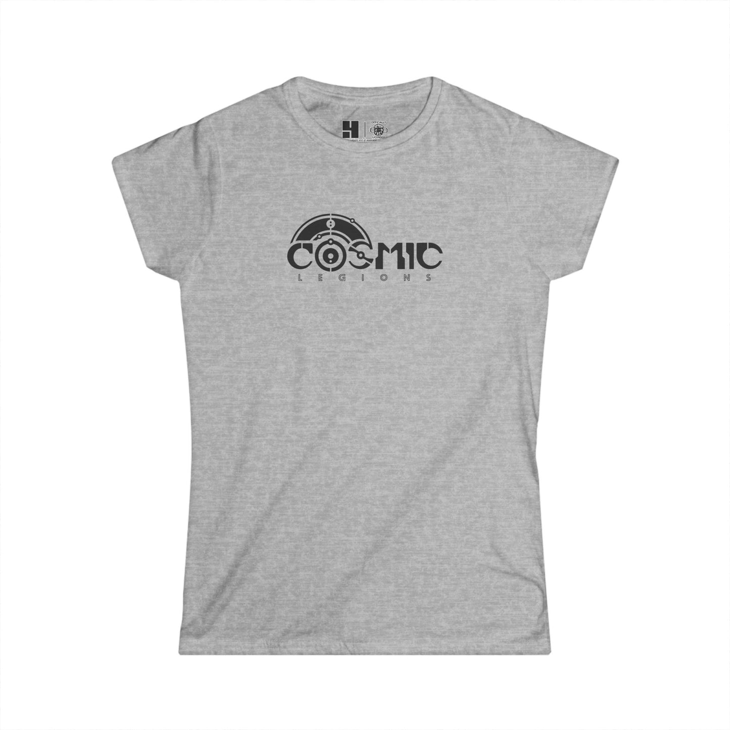 Cosmic Legions Logo | Black | Women's Soft T-Shirt