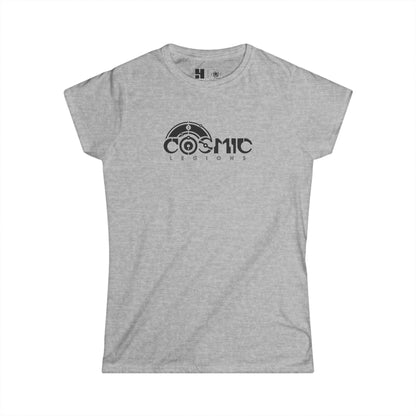 Cosmic Legions Logo | Black | Women's Soft T-Shirt