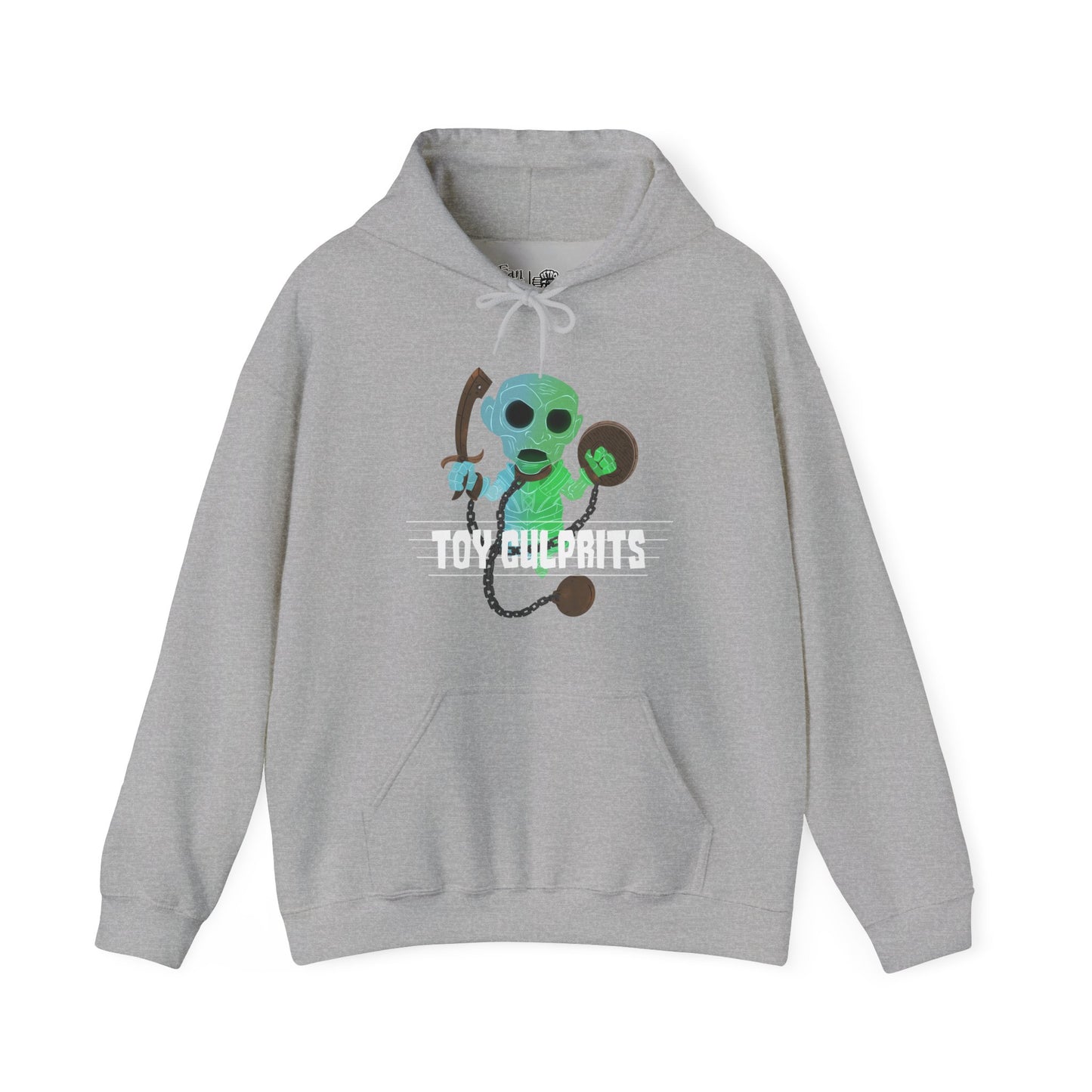 Toy Culprits Blue & Green Ghost | Mythic Legions | Fan Art | Pullover Hoodie