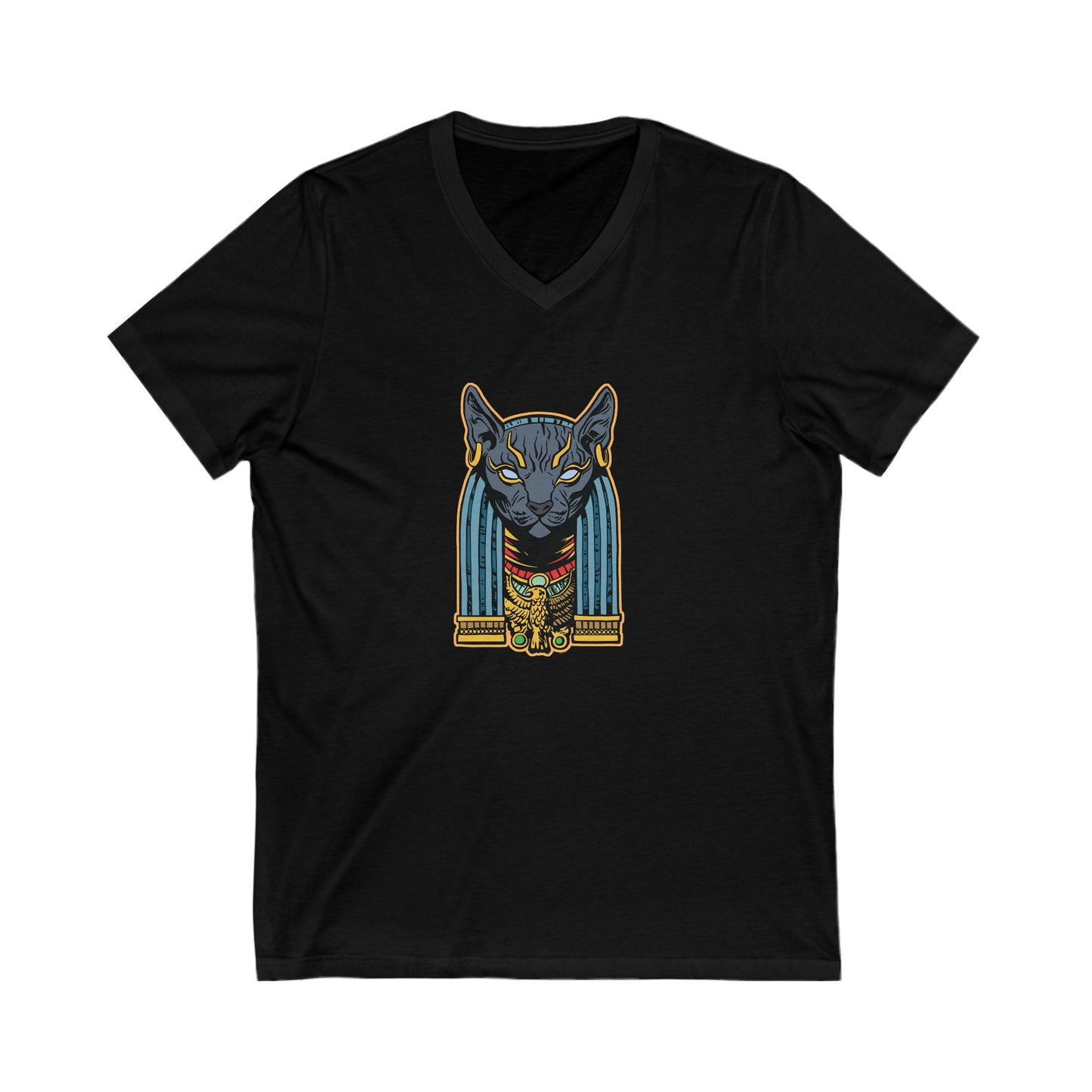 Bastet | Figura Obscura | V-Neck T-Shirt