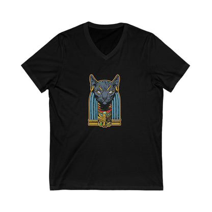 Bastet | Figura Obscura | V-Neck T-Shirt