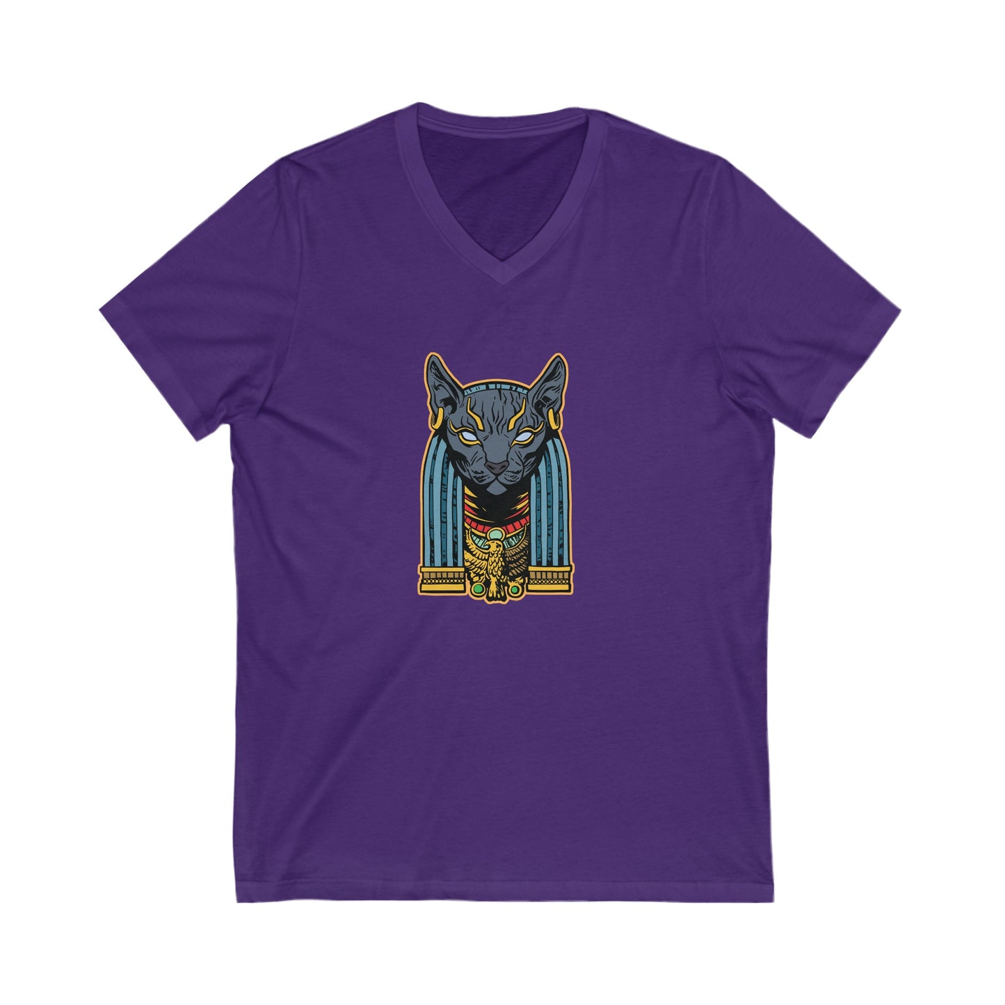 Bastet | Figura Obscura | V-Neck T-Shirt