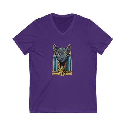 Bastet | Figura Obscura | V-Neck T-Shirt