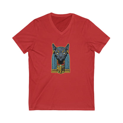 Bastet | Figura Obscura | V-Neck T-Shirt